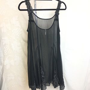 Free people 1920’s inspired mini sheer dress